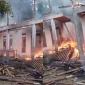 Kebakaran Hebat Ludeskan Madrasah dan Asrama Santri Ponpes Nurul Iman di Sukabumi